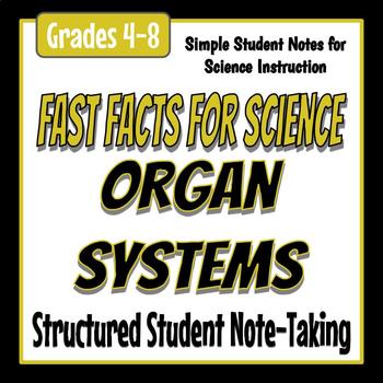 Preview of Fast Facts for Science - Organ Systems