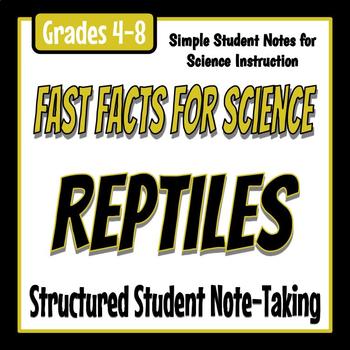 Preview of Fast Facts for Science - Reptiles