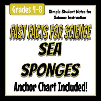 Preview of Fast Facts for Science - Sea Sponges