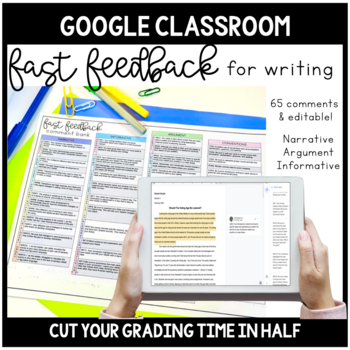 Preview of Fast Feedback for Writing for Google Classroom