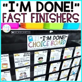 Fast Finisher Activities | Early Finisher Activities for the YEAR