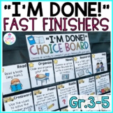 Fast Finisher Activities for Grades 3-5 | Early Finisher A