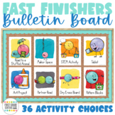 Fast Finishers Editable Bulletin Board Activities - Early 