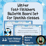 Spanish class Fast Finishers! Winter Packet