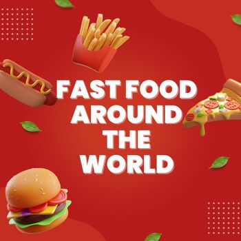 Preview of Fast Food Around the World WebQuest
