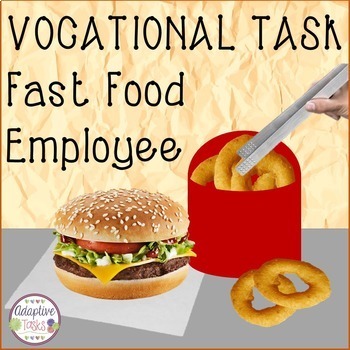 Preview of VOCATIONAL TASK Fast Food Employee
