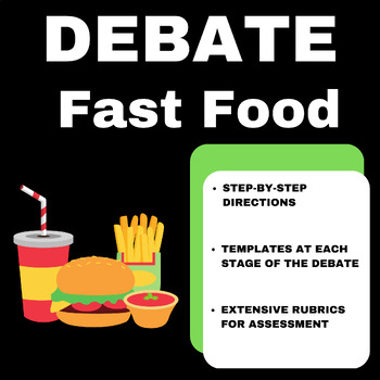 Preview of Fast Food: DEBATE with TEMPLATES