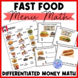 Fast Food Menu Math - KF Chicken for Autism, Special Educa