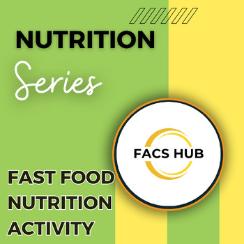 Preview of Fast Food Nutrition Activity