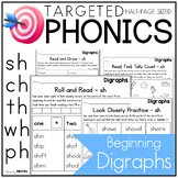 Fast Phonics - Beginning Digraphs Practice - Decoding - Sc
