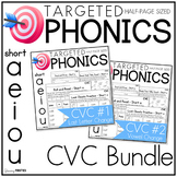 Fast Phonics - CVC BUNDLE - Blending Decoding Short Vowel 