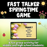 Fast Talker Game- Spring Edition! No prep, fun for large g