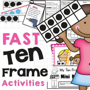 Preview of Ten Frame Fast Prep Activities
