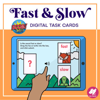 Preview of Music Distance Learning: Fast and Slow Identification - BOOM Cards - Web-Based