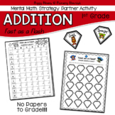 Math Fact Fluency Addition Partner Activity 1st Grade- Sup
