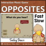 Thanksgiving Music | Tempo Fast and Slow Interactive Music