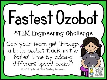 Preview of Fastest Ozobot Track - STEM Engineering Challenge