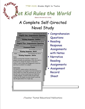 Preview of Fat Kid Rules the World: A Complete Novel Study