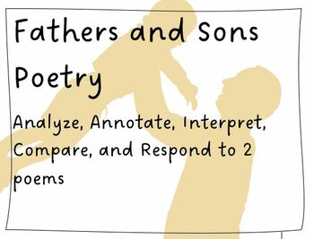 Preview of My Papa's Waltz and Starlight poems - Analyze, Compare, Write a Response w/KEY