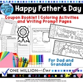 Father's Day Activities-Coupon Book-Coloring Pages-Writing