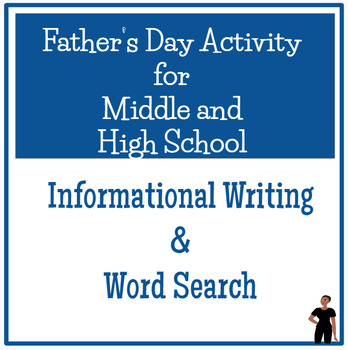 Preview of Father's Day Activities - Informational Writing and Word Search