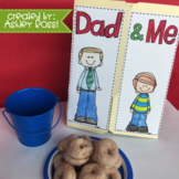 Father's Day Activities - Lap Book + Banner - Donuts With Dad