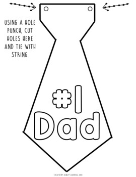 Father's Day Activity/Craft by Ashley's Goodies | TpT