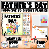 Father's Day Adapted Book & INCLUSIVE Fathers day craft - 