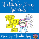 Father's Day Awards - Writing Template and Gift