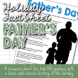 Father's Day Background and History for Kids