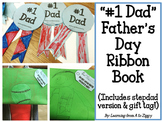 Father's Day "#1 Dad" Ribbon Book Gift- Stepdad Version Included!