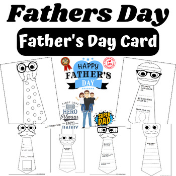 Father's Day Card Template | Craft Activity | Early Year