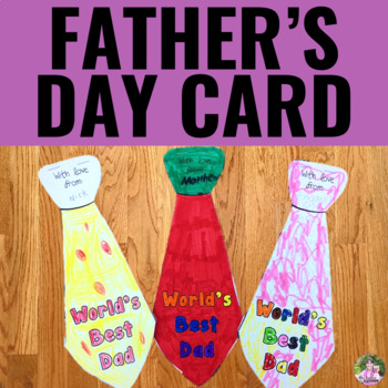 Preview of Father's Day Card - Father's Day Questionnaire and Craft for Any Special Male
