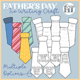 Father's Day Card Craft Tie Questionnaire | End of Year Ac