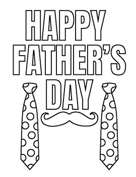 Father's Day Cards : Dad Coloring Pages | Fathers Day Activities ...