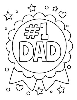 Father's Day Cards : Dad Coloring Pages | Fathers Day Activities ...