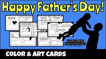 Preview of Father's Day Color & Art Cards