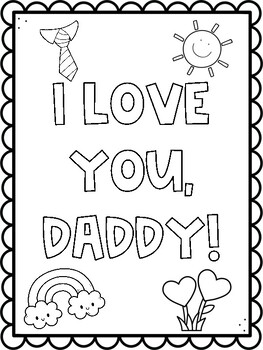 Father's Day Coloring by Welcome to Room 36 | TPT