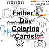 Father's Day Coloring Cards!