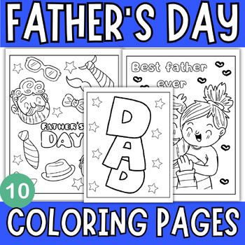 Preview of Father's Day Coloring Pages - Father's Day Coloring Sheets