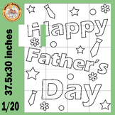 Father's Day Coloring Pages activities Collaborative Poste