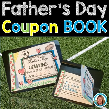 Preview of Father's Day Craft Ideas Coupon Book Print and Go