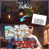Father's Day Craft 15 Coloring Cards Summer End of the yea