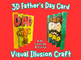 Father's Day Craft, 3D Card for Dads, Father's Day Activit