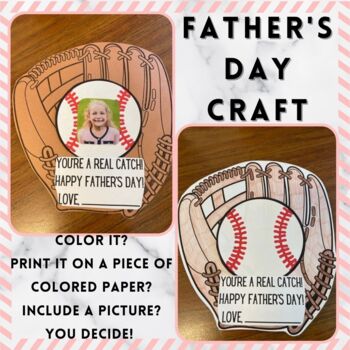 Father's Day Craft! Easy, Fun, & You Decide How You Want to Do the Craft!