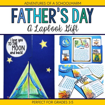 Preview of Father's Day Craft - A Lapbook Gift for Upper Elementary