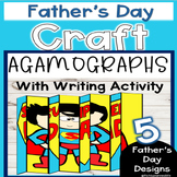 Father's Day Craft Card- AGAMOGRAPH Art - 5 Designs, 3 Dif