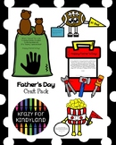 Father's Day Craft Activity, Poem Card - Tools, Bear, Foot