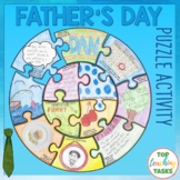 Father's Day Craft Activity Puzzle Poster