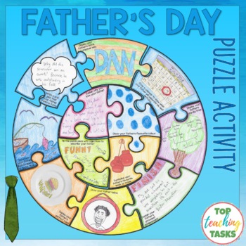 Preview of Father's Day Craft Activity Puzzle Poster